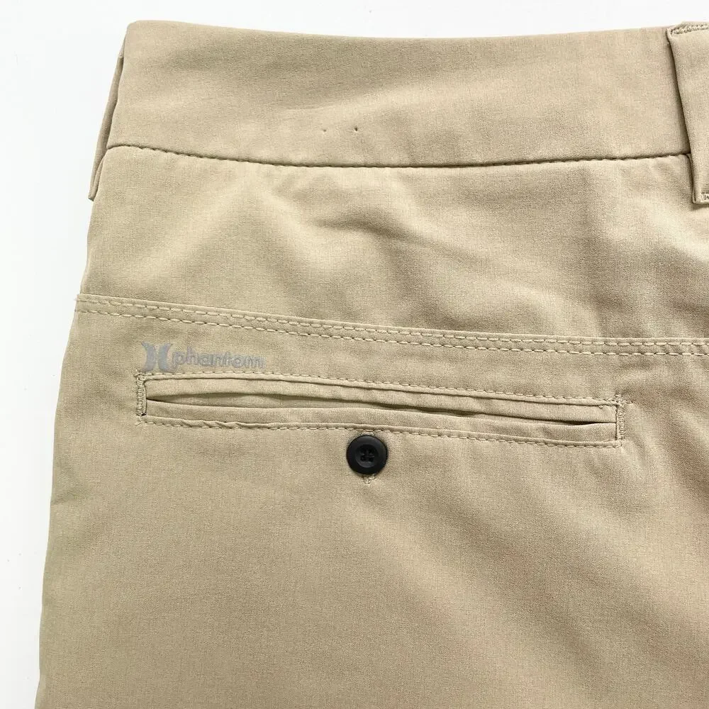 Hurley Boys 30 Phantom Walks Shorts Khaki Quick Dry Recycled Polyester CK1539